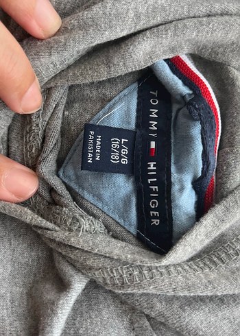 Tommy Hilfiger Erkek Gri Uzun Kollu Sweatshirt Tommy golfe ger