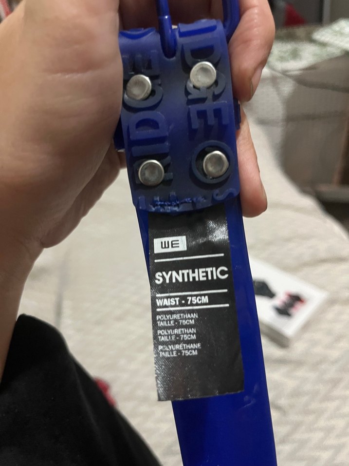 Bubble kemer lacivert mavi - Görsel 2