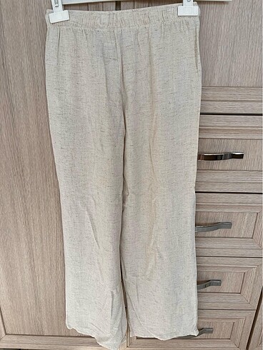 Stradivarius Keten Karışımlı Pantolon