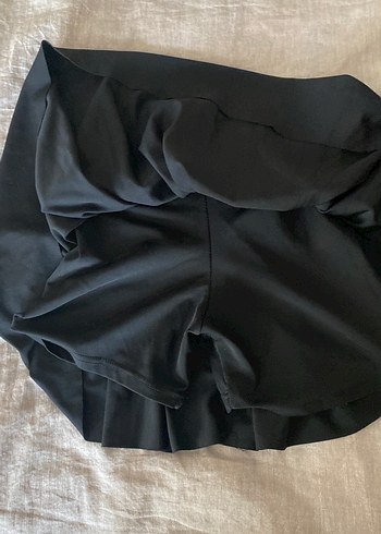 Nike Siyah Pilili Midi şortlu Etek - Görsel 2