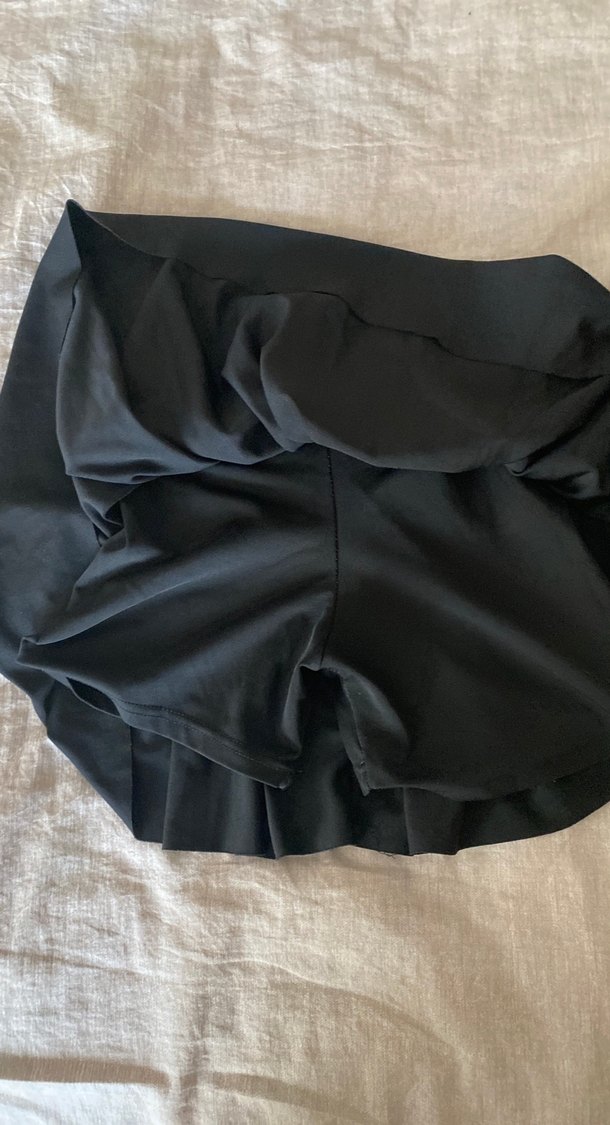 Nike Siyah Pilili Midi şortlu Etek - Görsel 2