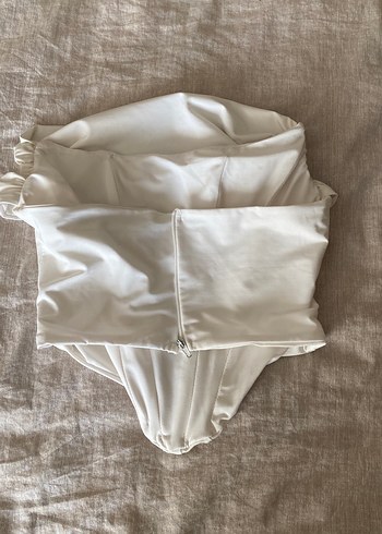 Beyaz  Korse üst - Görsel 4