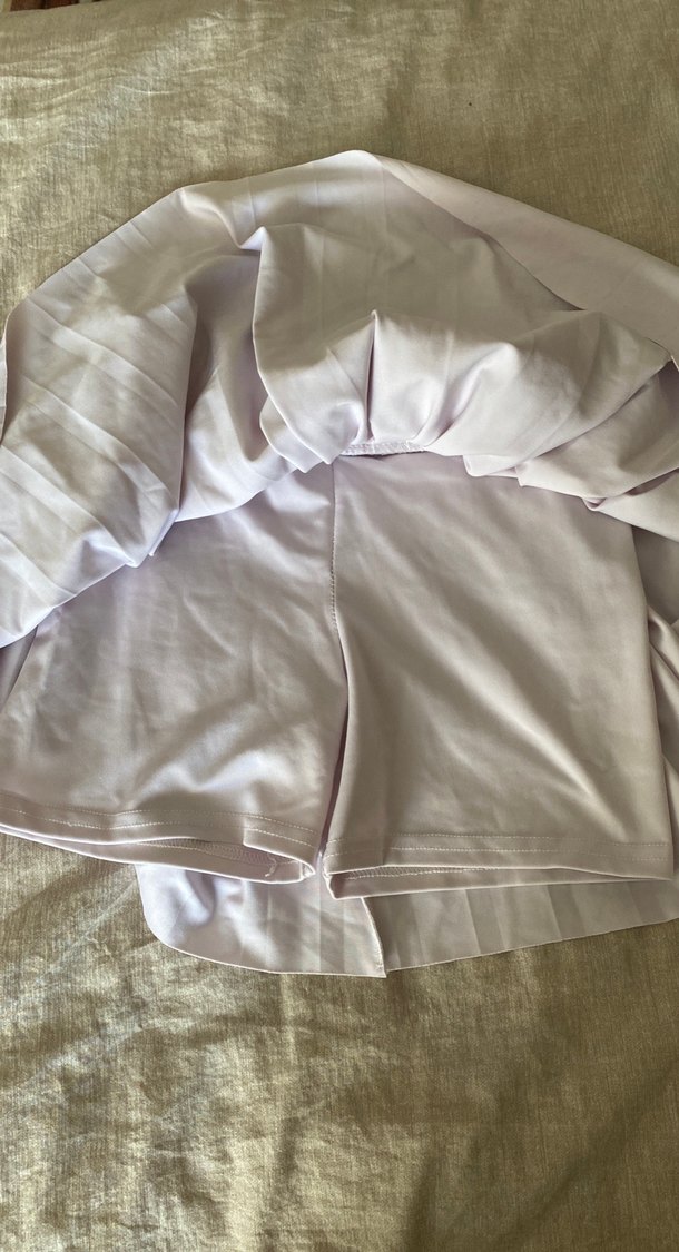 Nike Beyaz Pilili Midi Etek - Görsel 4