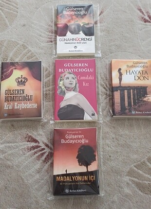 #GÜLSEREN BUDAYICIOĞLU 5 KİTABİ BİR ARADA KİTAPLARIM SIFIRDIR VE