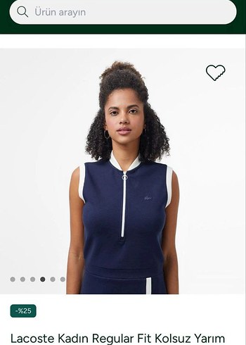 diğer Beden beyaz Renk Lacoste Kadın Mini Spor Elbise