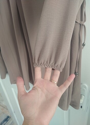l Beden camel Renk Tunik takım 