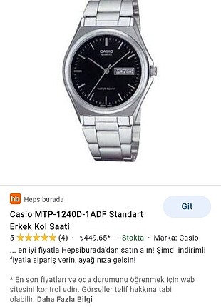 Casio saat unisex 