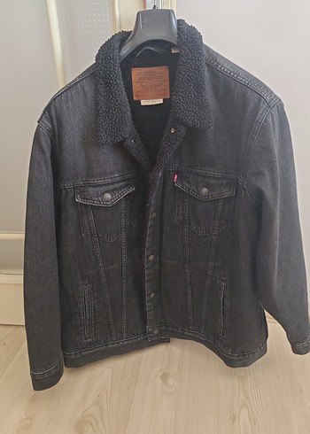 Levis Siyah Denim Ceket