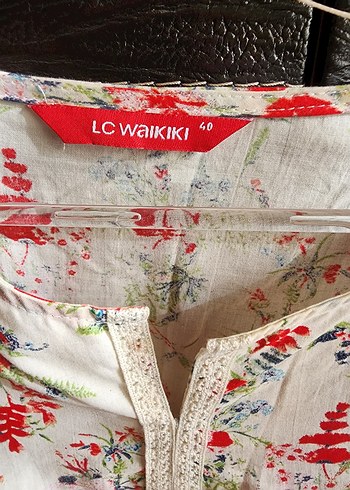 Çiçek Desenli Bohem Pamuklu Kadın Gömlek - Görsel 3