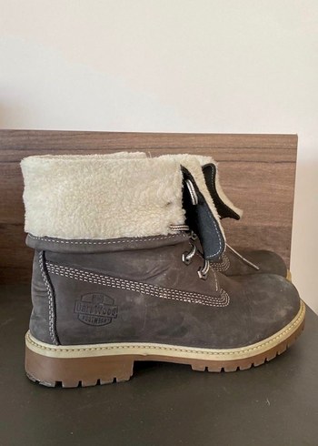 Süet Kadın Botlar Kürklü Dolgu Topuklu - Görsel 3