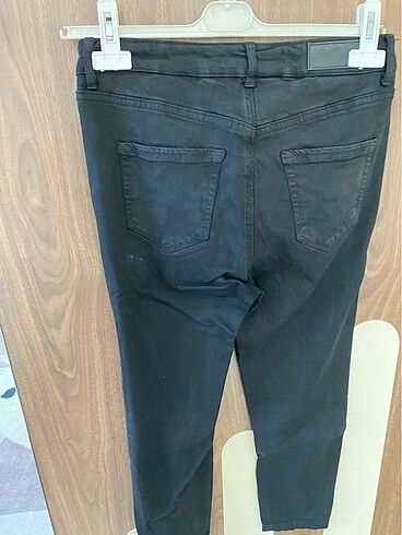 xl Beden siyah Renk Lıkralı jean