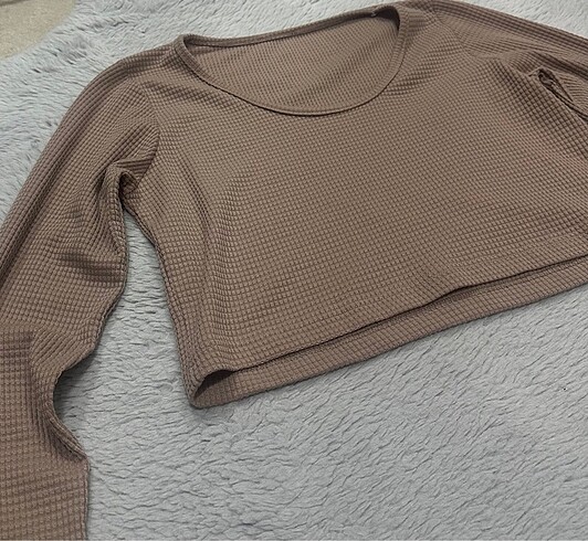 Pembe crop bluz