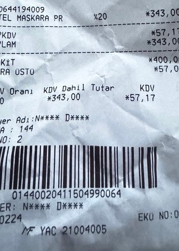 Suya Dayanıklı Siyah Maskara - Görsel 2