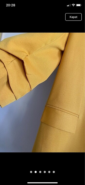 Diğer hardal blazer