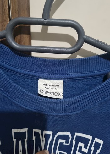 Defacto Lacivert Baskılı Kadın Sweatshirt