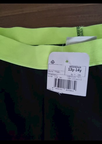 Lcw kız çocuk Siyah Neon Şeritli Kadın Tayt - Görsel 5