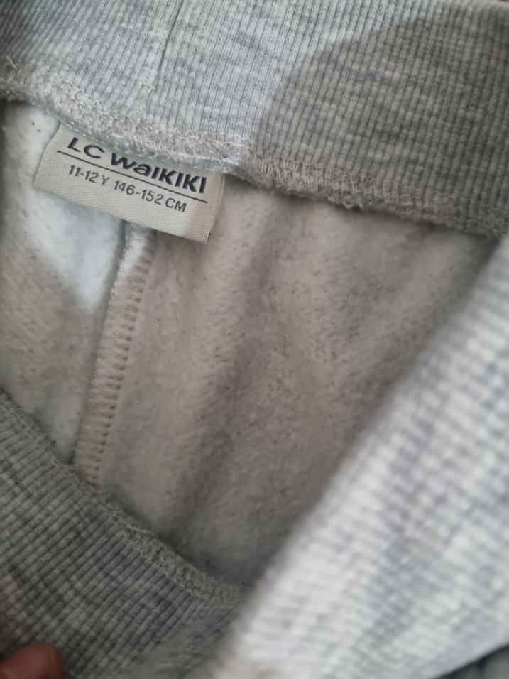 Gri Kız çocuk Rahat Kesim Sweatpant - Görsel 5