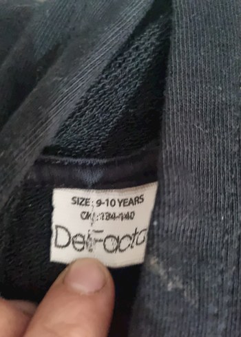 Erkek Çocuk Siyah Uzun Kollu Sweatshirt - Görsel 2