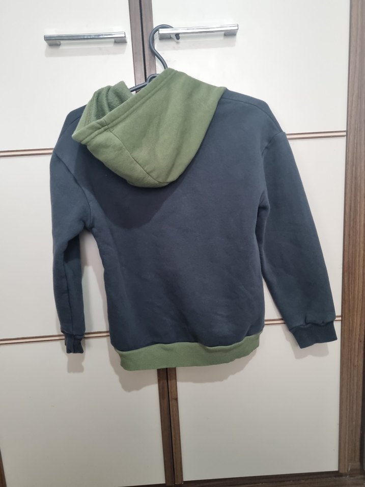 Erkek Çocuk Siyah Uzun Kollu Sweatshirt - Görsel 5