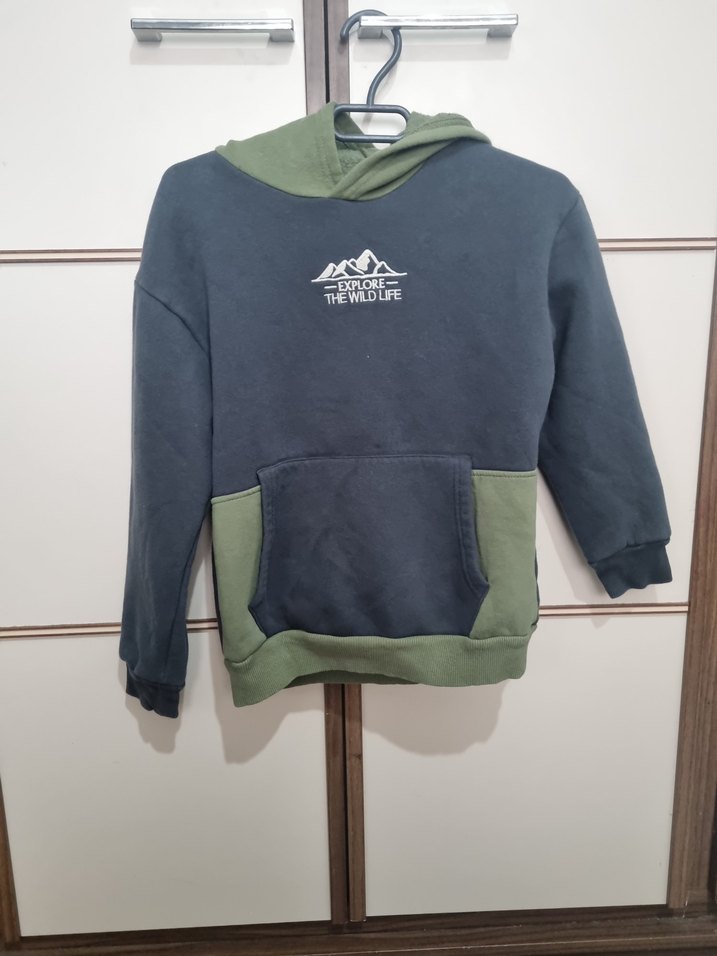 Erkek Çocuk Siyah Uzun Kollu Sweatshirt - Görsel 4