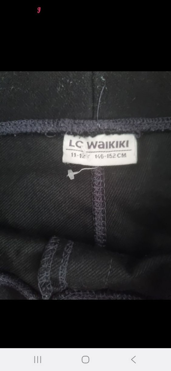 Lcw kız çocuk jean tayt - Görsel 2