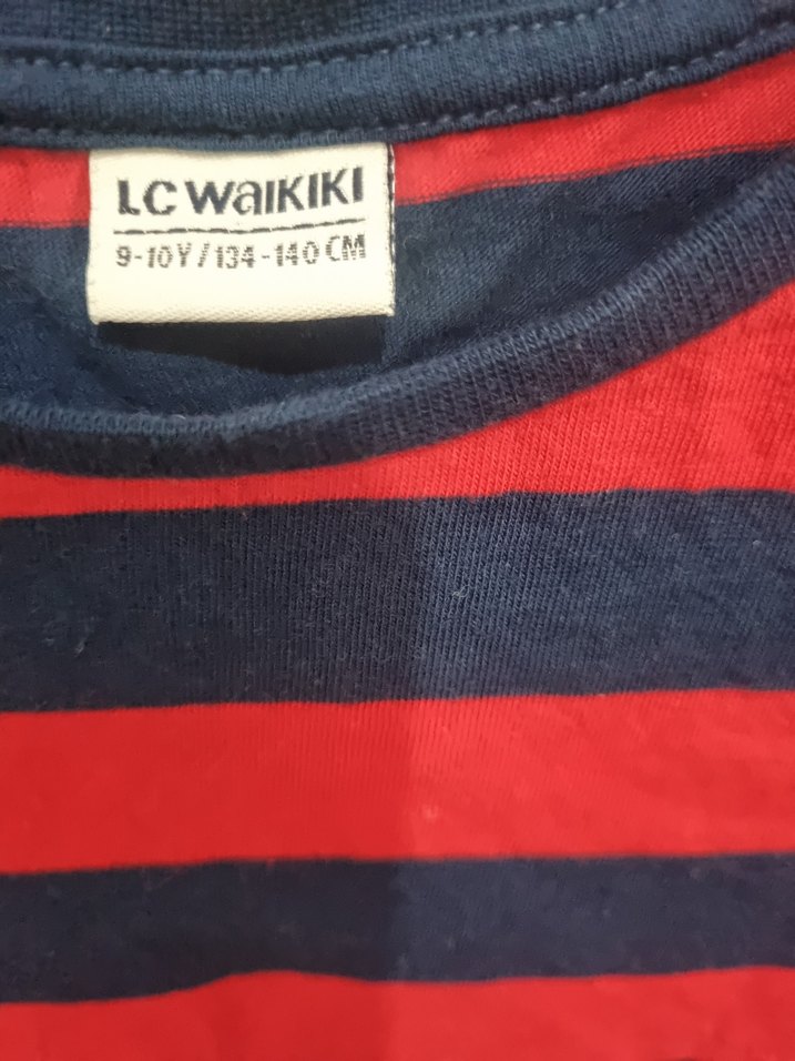 Çizgili Erkek Çocuk Triko Sweatshirt - Görsel 4