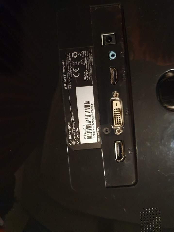 24inch curved monitör - Görsel 5