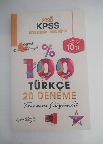 KPSS TÜRKÇE 20 DENEME 