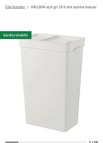 Ikea Ikea 35 lt çöp kovası 