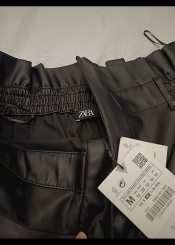 Zara deri şort - Görsel 2