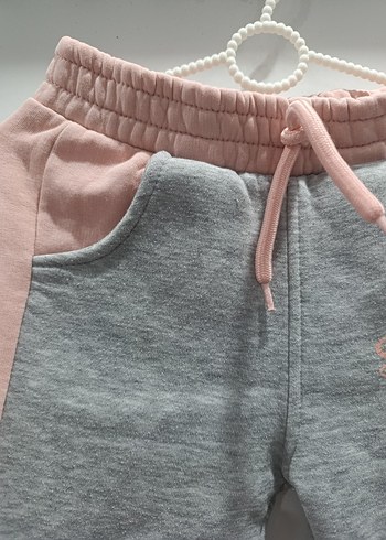 Gri Bağcıklı Kız Çocuk Eşofman Altı - Görsel 5