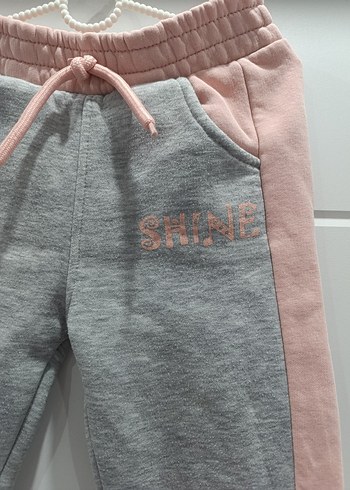 Gri Bağcıklı Kız Çocuk Eşofman Altı - Görsel 3