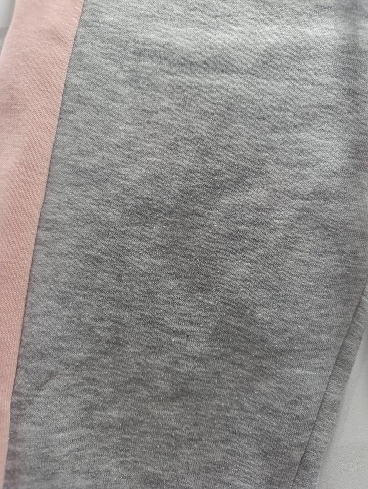 Gri Bağcıklı Kız Çocuk Eşofman Altı - Görsel 4