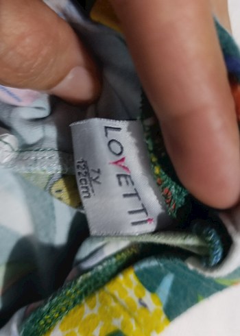 Çok Renkli Baskılı Kız Taytı - Görsel 4