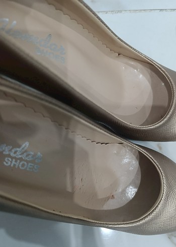 Bej Yılan Desenli Stiletto Topuklu Kadın Ayakkabı - Görsel 6