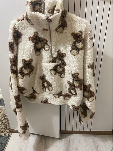 yumoş peluş h&m sweat