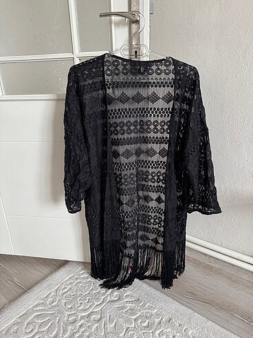 Diz ustu dantek kimono/pareo
