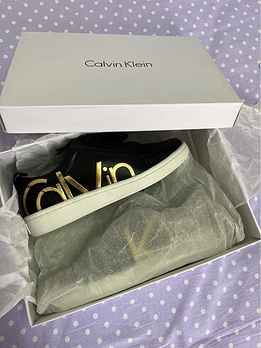 Calvin Klein Calvin klein deri sneaker..