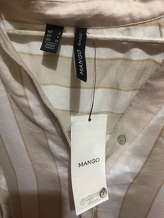 s Beden Mango gömlek