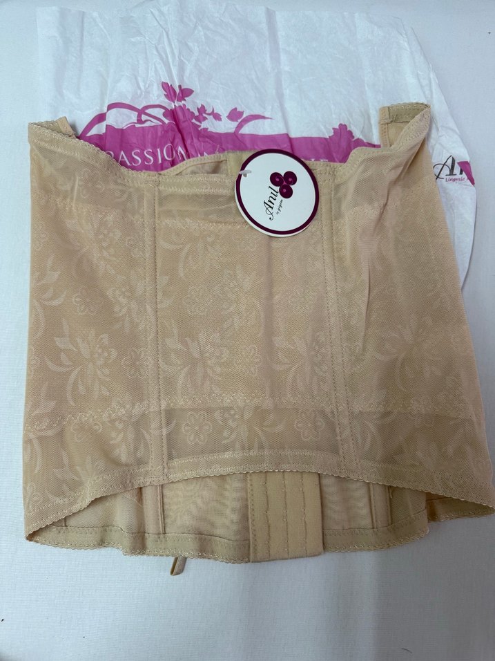 Toparlayıcı ve Dikleştirici bej bel korsesi - Görsel 2