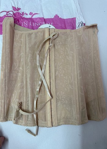 Toparlayıcı ve Dikleştirici Bej Bel Korsesi - Görsel 4