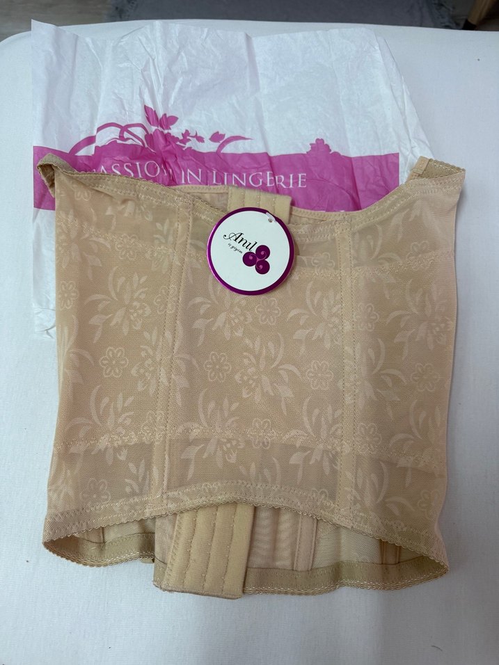 Toparlayıcı ve Dikleştirici Bej Bel Korsesi - Görsel 2