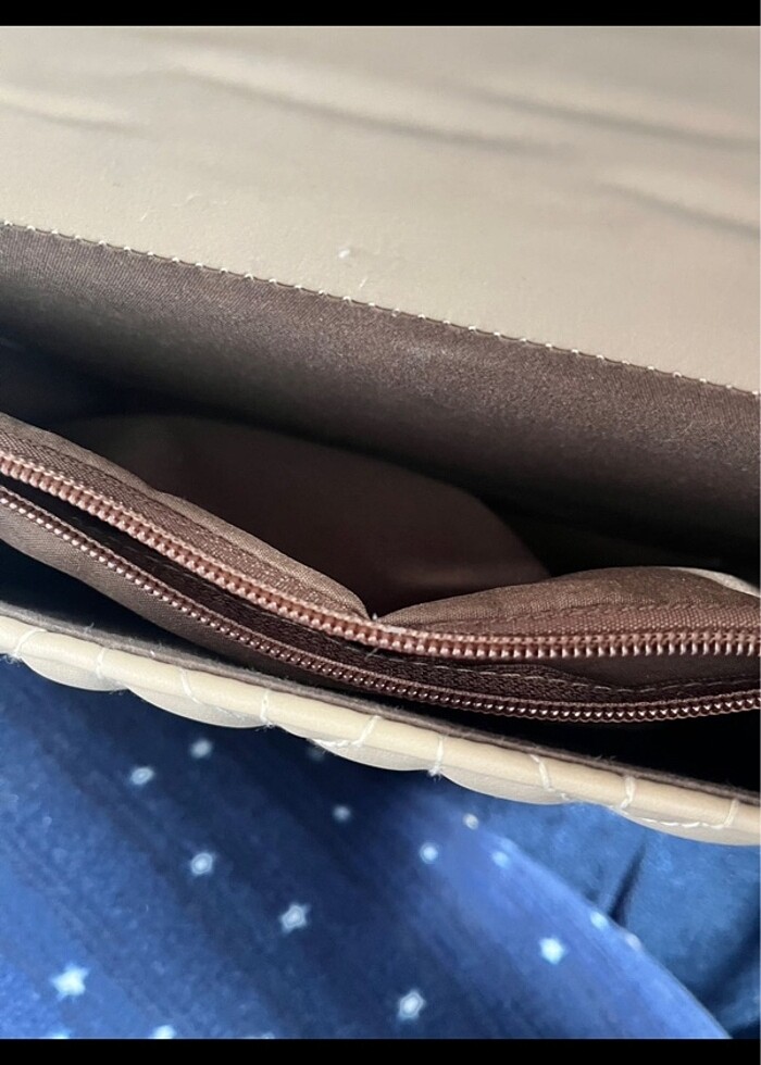 Bej Mükemmel Çanta - Görsel 5