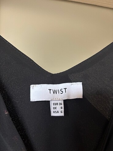 Twist Twist asimetrik elbise
