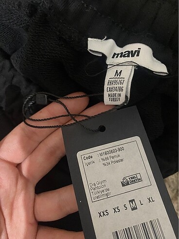m Beden Mavi Jean Eşofman Altı