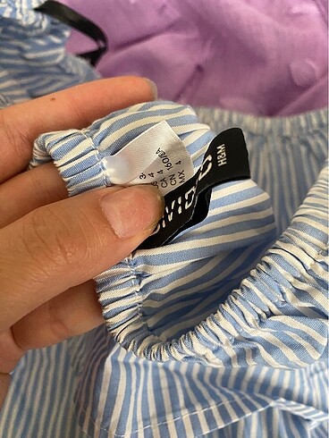 34 Beden H&M Pamuklu Omzu Açık Bluz