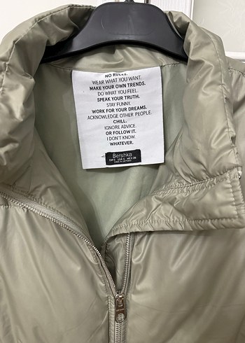 Bershka Fermuarlı Kadın Mont - Görsel 5