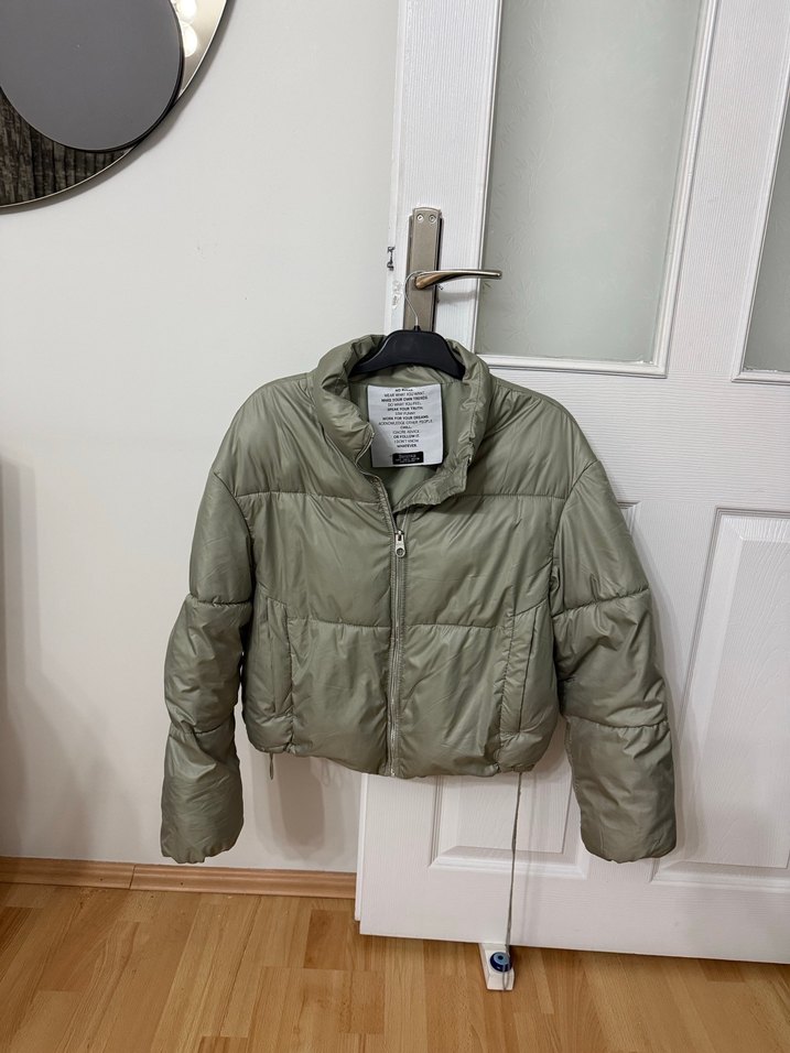 Bershka Fermuarlı Kadın Mont - Görsel 2