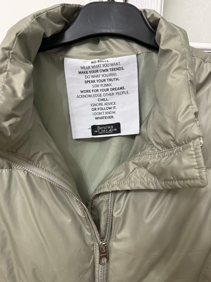 Bershka Fermuarlı Kadın Mont - Görsel 5