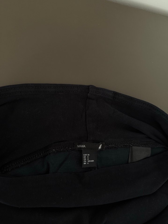 Siyah Kemerli Hamile Kot Pantolon - Görsel 3